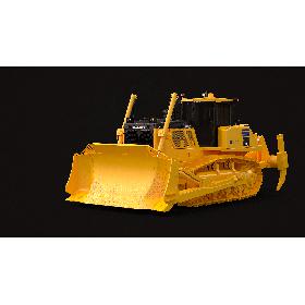 3D Komatsu D155AXi model